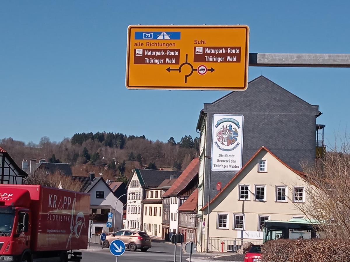 Hotel & Restaurant Zum Adlersberg Schleusingen Luaran gambar